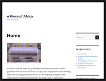 Tablet Screenshot of apieceofafrica.co.za